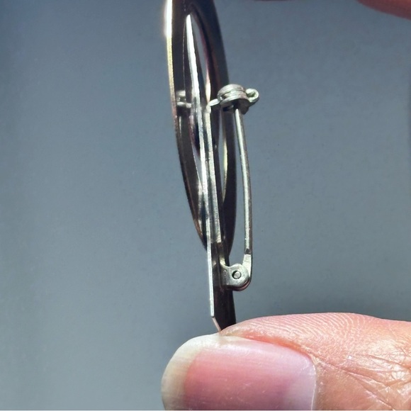 Artisan Gold and Silver Spiral Brooch - Picture 3 of 8